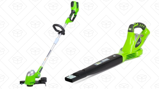 Clean Up Your Lawn With This $87 Greenworks Blower and Trimmer Bundle